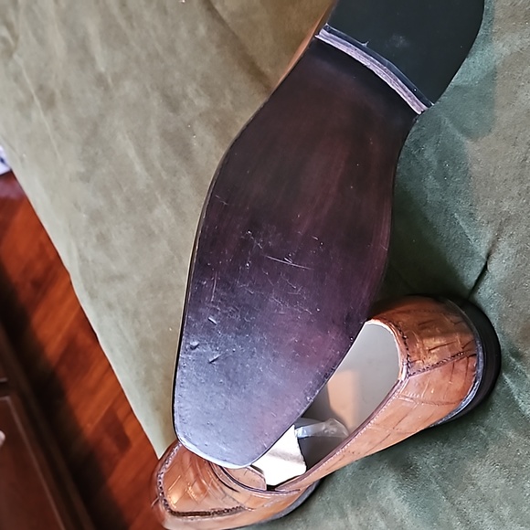 Alligator print. Loafers - Picture 3 of 3